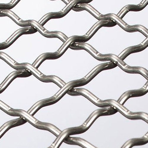 Crimped Wire Mesh Close-up